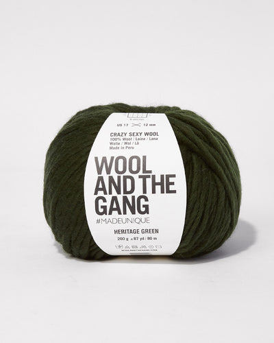 【CRAZY SEXY WOOL】ウール100%の極太毛糸