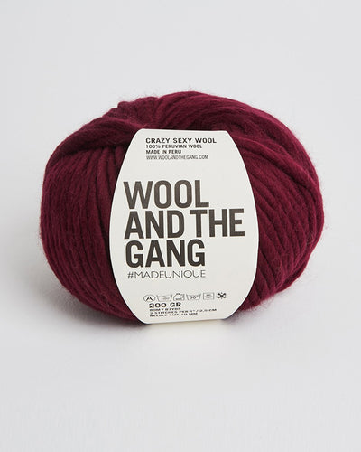 【CRAZY SEXY WOOL】ウール100%の極太毛糸