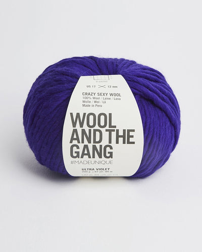 【CRAZY SEXY WOOL】ウール100%の極太毛糸