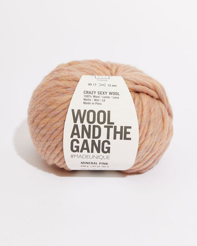 【CRAZY SEXY WOOL】ウール100%の極太毛糸