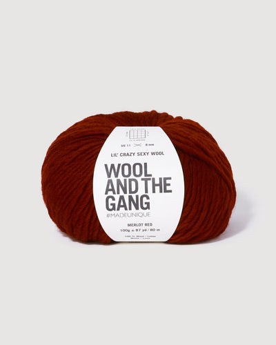 【LIL' CRAZY SEXY WOOL】ウール100%極太毛糸CRAZY SEXY WOOLの妹分