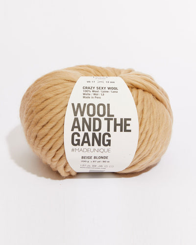 【CRAZY SEXY WOOL】ウール100%の極太毛糸