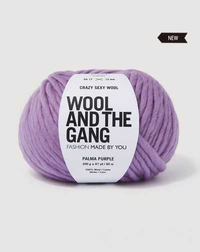 【CRAZY SEXY WOOL】ウール100%の極太毛糸