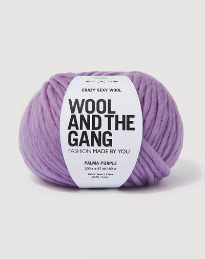 【CRAZY SEXY WOOL】ウール100%の極太毛糸