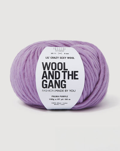 【LIL' CRAZY SEXY WOOL】ウール100%極太毛糸CRAZY SEXY WOOLの妹分